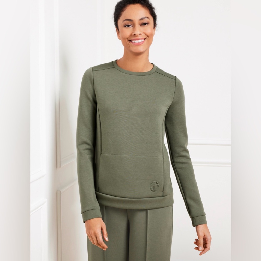 Talbots Olive Green Women's Sweatshirt